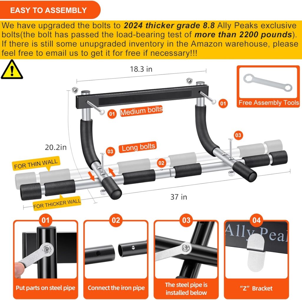 Ally Peaks Pull Up Bar manual