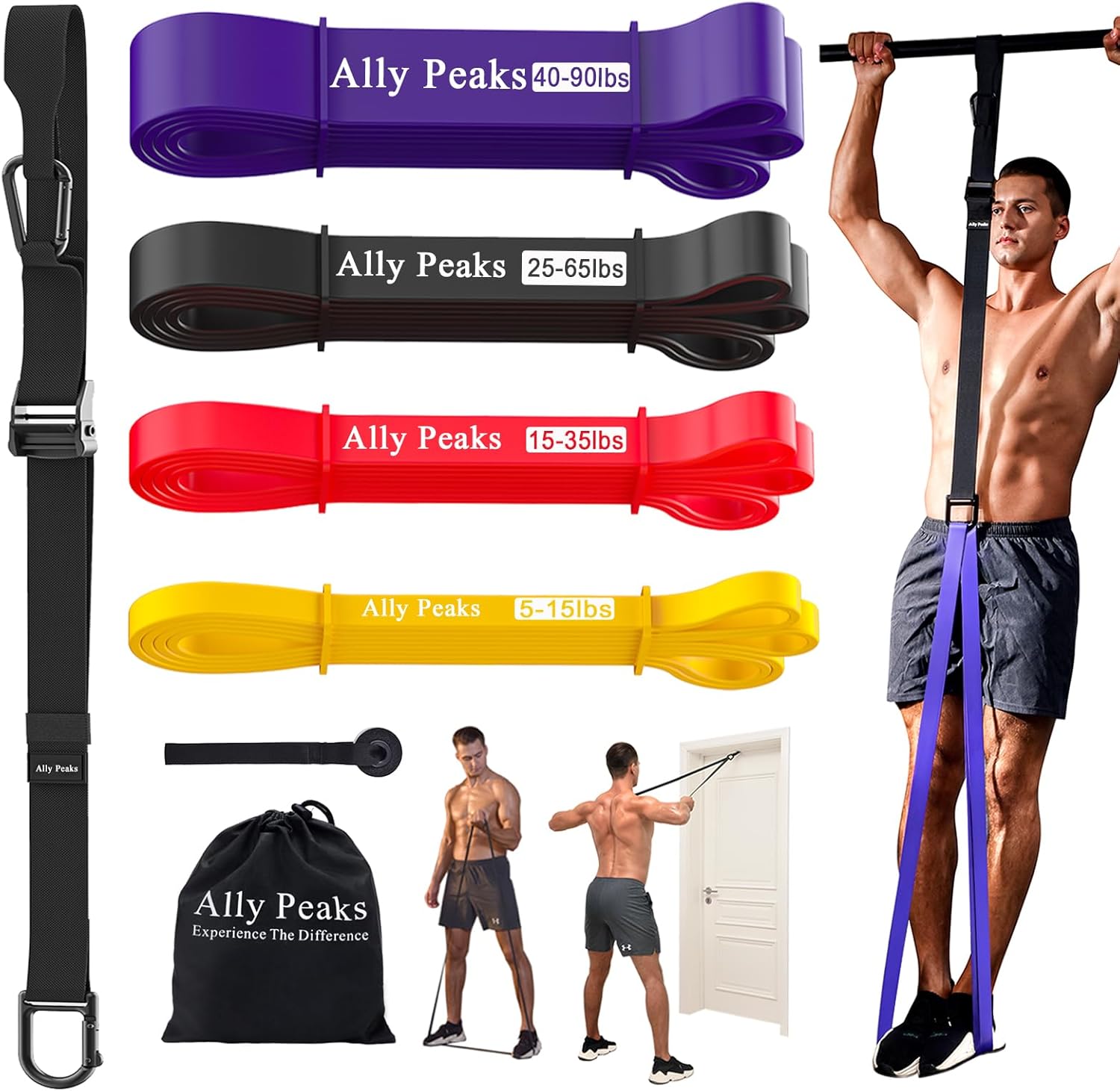 Ally Peaks Pull Up Assistance Bands