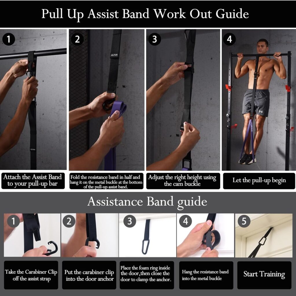 Ally Peaks Pull Up Assistance Bands guide